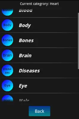 HumanBodyFacts android App screenshot 0